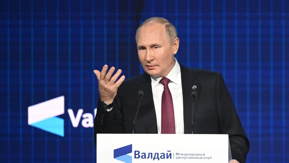 Putins Waldai-Rede 2022: "Das Spiel des Westens ist gefährlich, blutig und schmutzig"