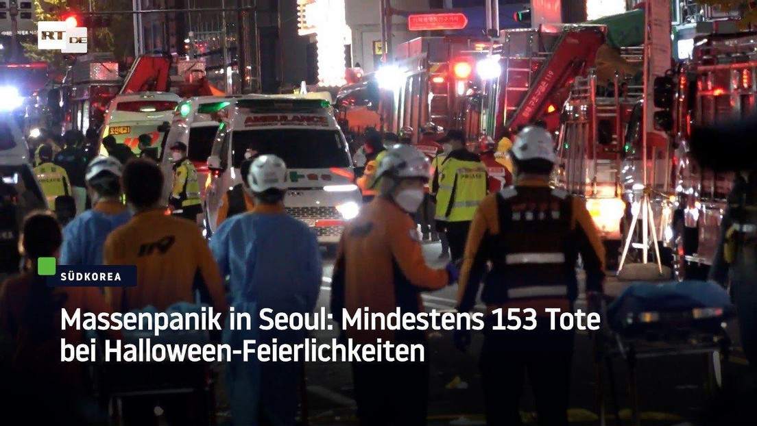 Massenpanik in Seoul: Mindestens 153 Tote bei Halloween-Feierlichkeiten