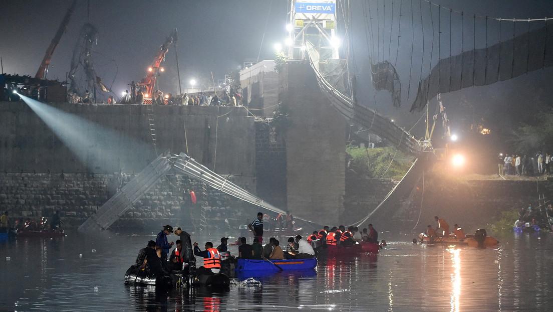 Mindestens 141 Tote nach Brückeneinsturz in Indien – 177 Menschen gerettet