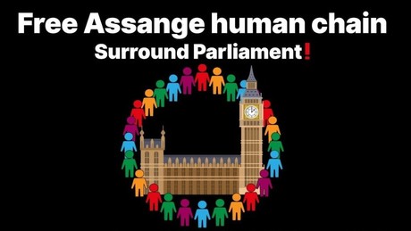Menschenkette für Assange: US-Regisseur Oliver Stone unterstützt Aktion in London