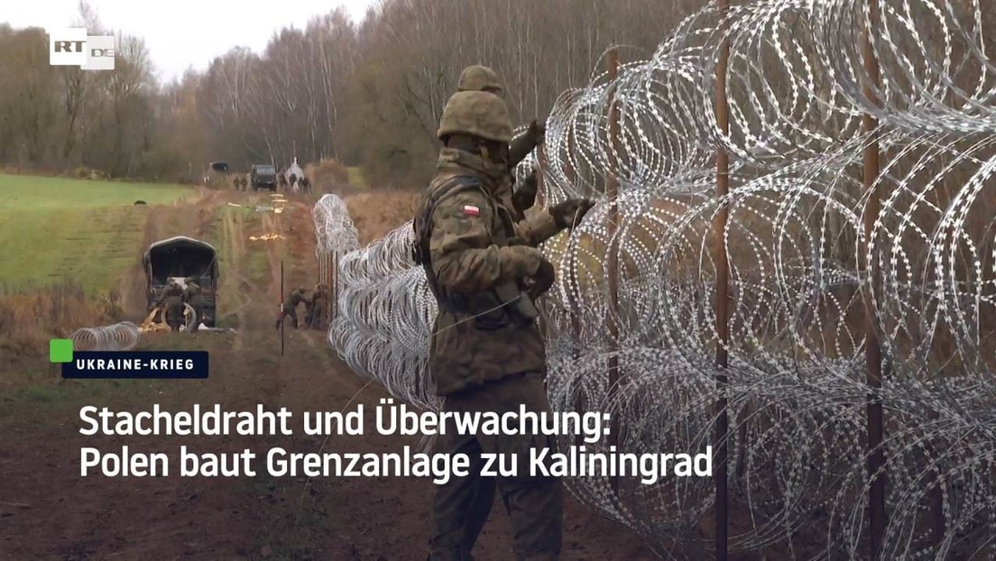 Stacheldraht und Überwachung: Polen baut Grenzanlage zu Kaliningrad