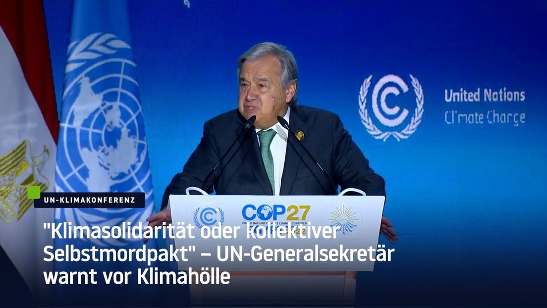 Klima-Solidaritätspakt – UN-Generalsekretär ruft zum weltweiten Umstieg auf erneuerbare Energien auf