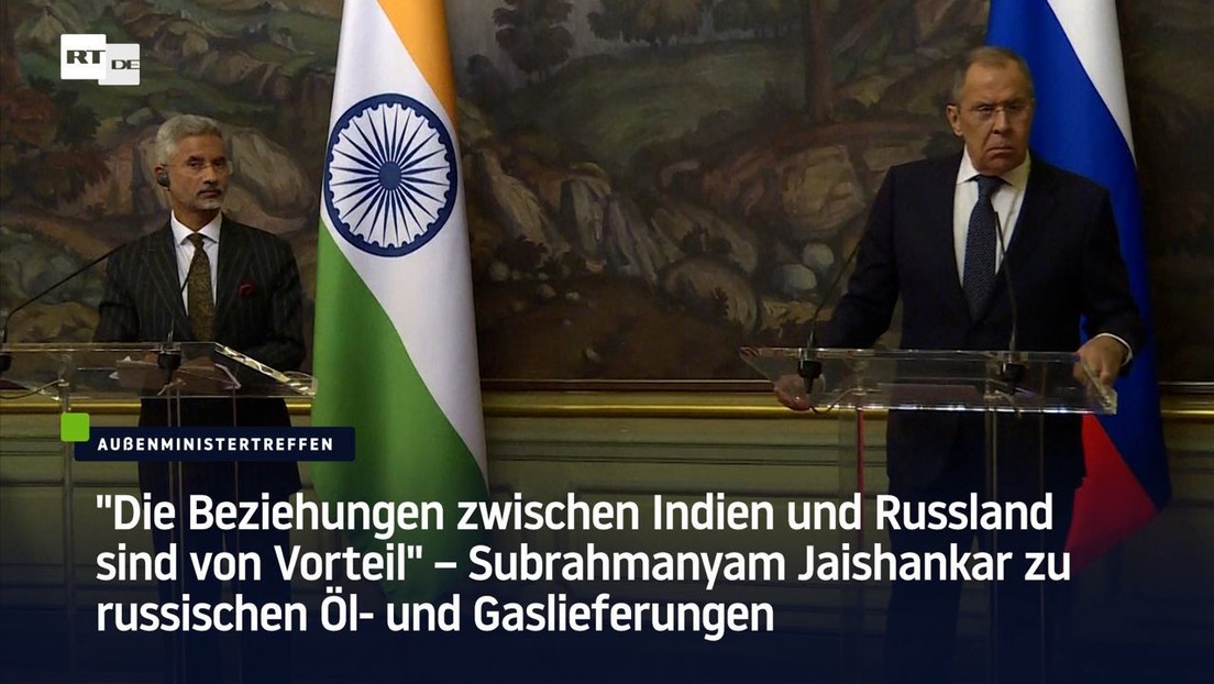 Indiens Außenminister: "Die Beziehungen zwischen Indien und Russland sind von Vorteil"