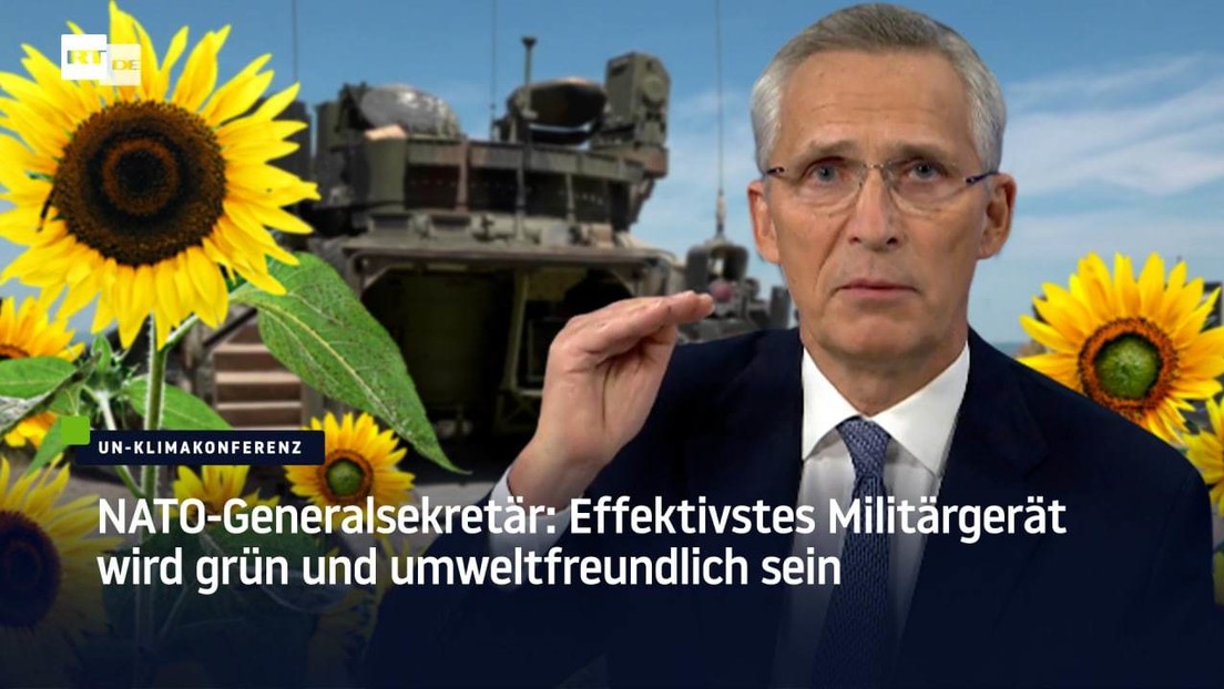 NATO-Generalsekretär: Effektivstes Militärgerät wird grün und umweltfreundlich sein