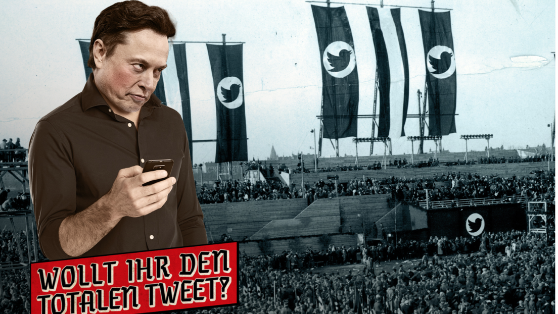 "Want the full tweet?" – Today's show uses the Nazi comparison