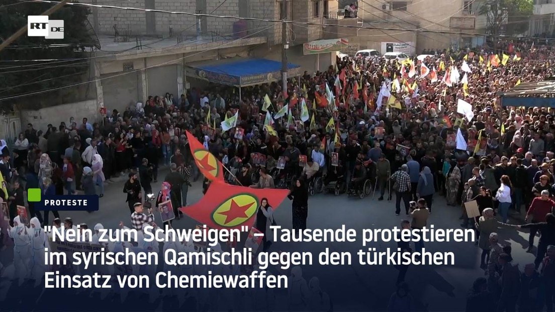 "Nein zum Schweigen" – Tausende protestieren gegen den türkischen Einsatz von Chemiewaffen
