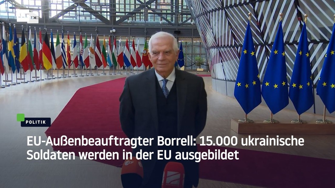 EU-Außenbeauftragter Borrell: 15.000 ukrainische Soldaten werden in der EU ausgebildet