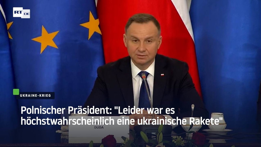 Polnischer Präsident: "Leider war es höchstwahrscheinlich eine ukrainische Rakete"