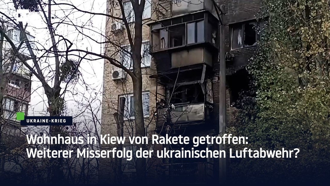 Wohnhaus in Kiew von Rakete getroffen: Weiterer Misserfolg der ukrainischen Luftabwehr?