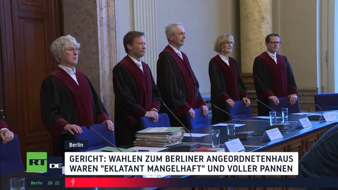 Berliner Verfassungsgericht: Wahlen zum Abgeordnetenhaus waren "eklatant mangelhaft"
