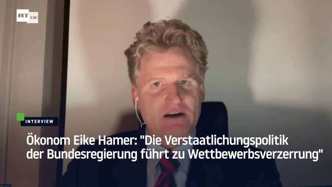 Ökonom Eike Hamer: "Die Verstaatlichungspolitik der Bundesregierung führt zu Wettbewerbsverzerrung"