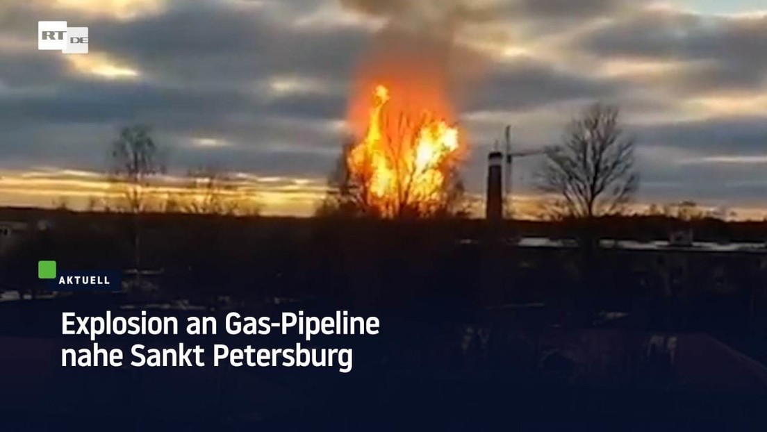 Russland: Explosion an Gas-Pipeline nahe St. Petersburg