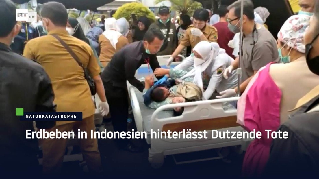Erdbeben in Indonesien hinterlässt Dutzende Tote