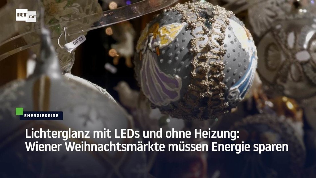 Lichterglanz mit LEDs und ohne Heizung: Wiener Weihnachtsmärkte müssen Energie sparen