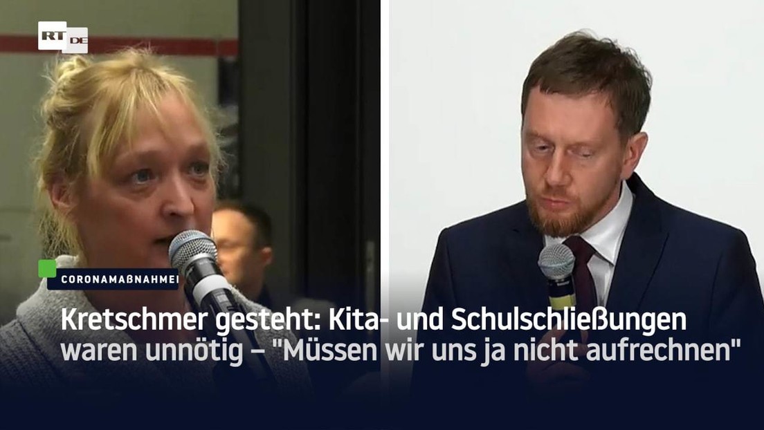 Kretschmer admits: daycare and school closures were unnecessary – "We don