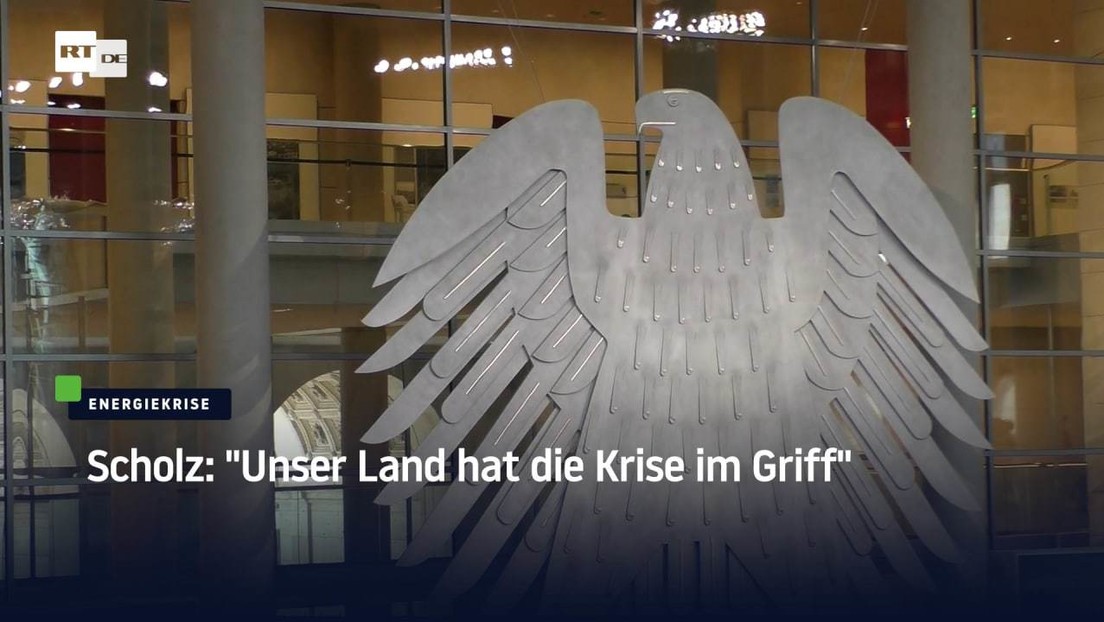 Scholz: "Unser Land Hat Die Krise Im Griff" — RT DE