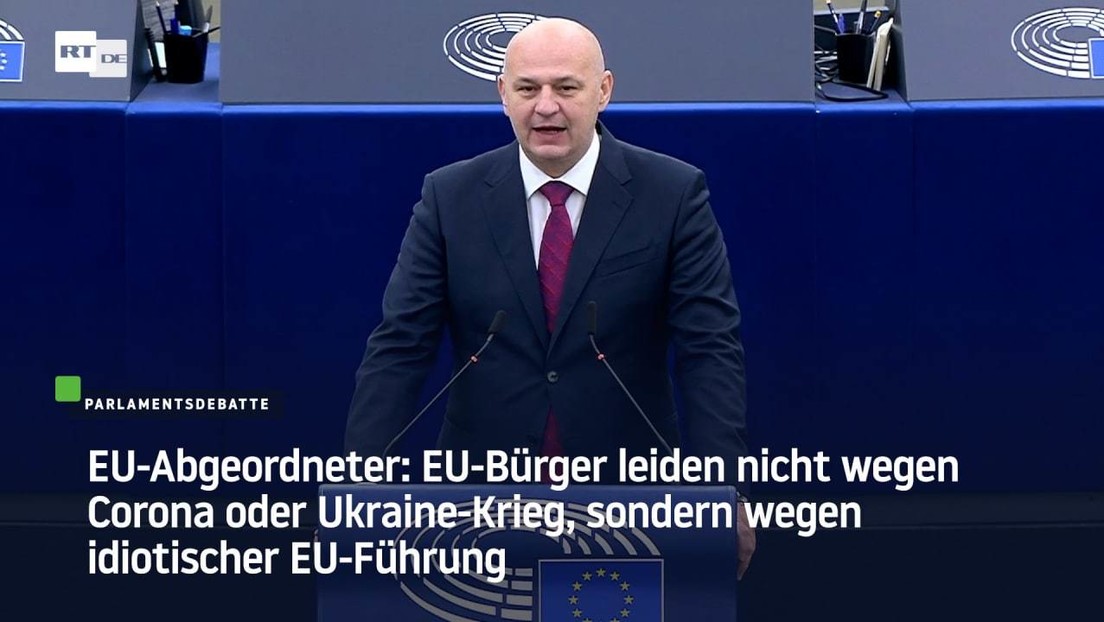 EU-Abgeordneter: Bürger leiden unter idiotischer EU-Führung