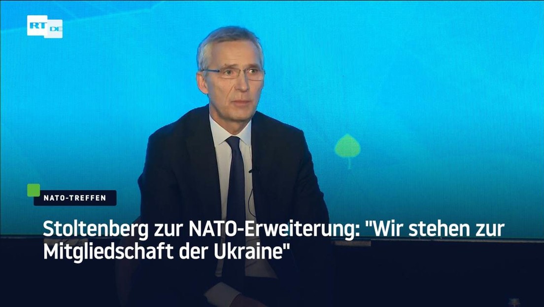 Stoltenberg zur NATO-Erweiterung: "Wir stehen zur Mitgliedschaft der Ukraine"
