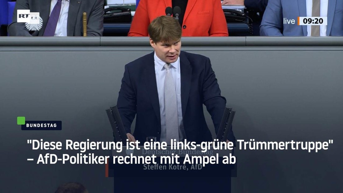 "Diese Regierung Ist Eine Links-grüne Trümmertruppe" – AfD-Politiker ...