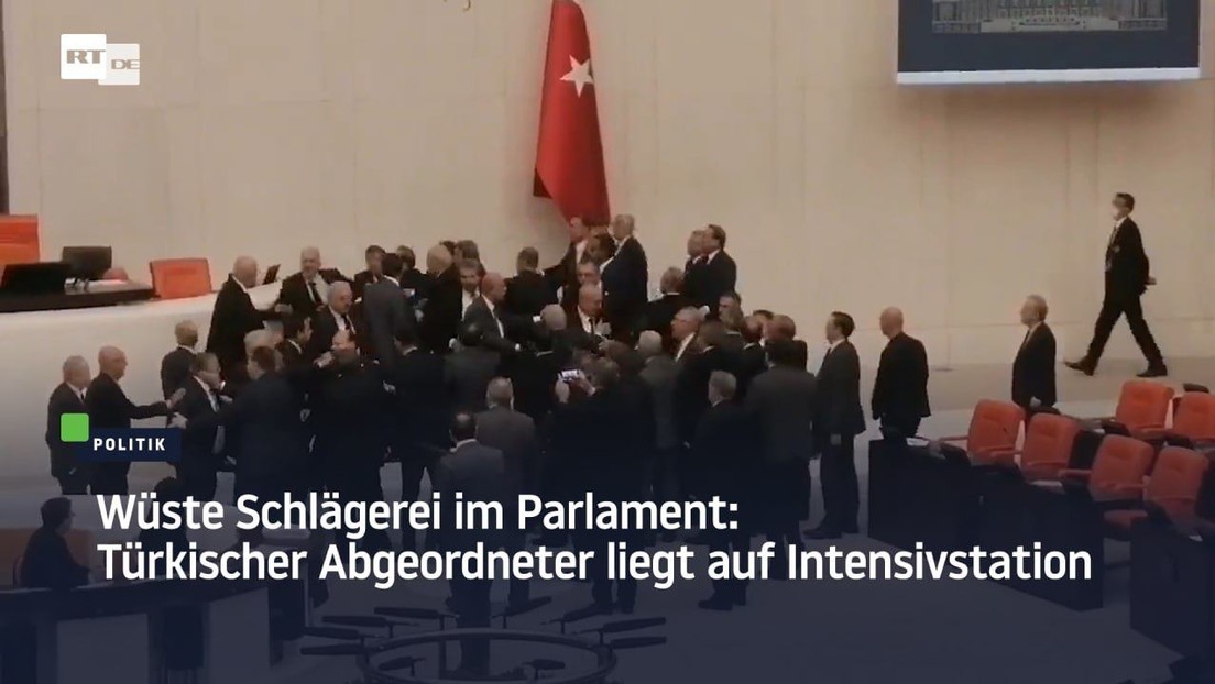 Wüste Schlägerei im Parlament: Türkischer Abgeordneter liegt auf Intensivstation
