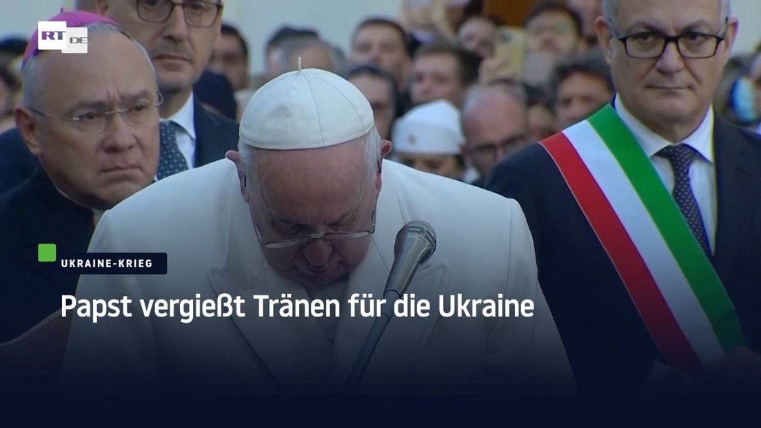 Papst vergießt Tränen für die Ukraine