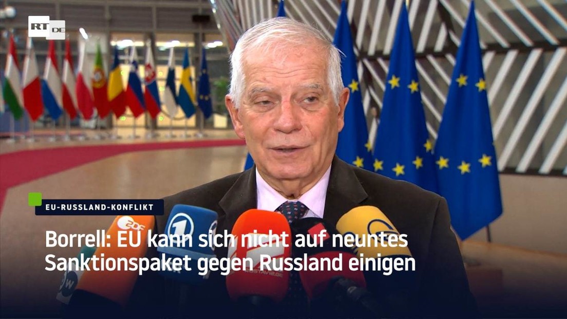 Borrell: EU kann sich nicht auf neuntes Sanktionspaket gegen Russland einigen