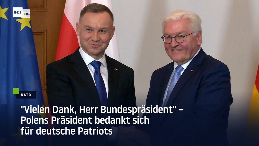 "Vielen Dank, Herr Bundespräsident" – Polens Präsident bedankt sich für deutsche Patriots