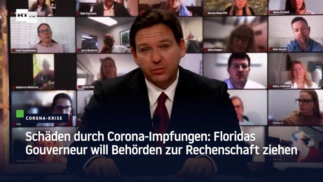 Schäden durch Corona-Impfungen: Floridas Gouverneur will Behörden zur Rechenschaft ziehen