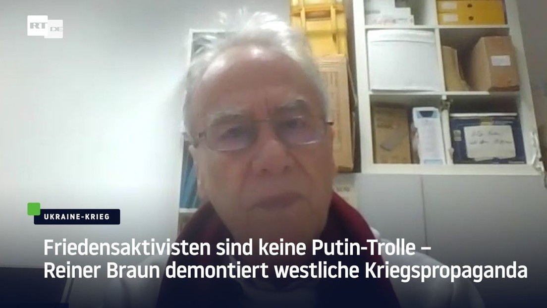 Friedensaktivisten sind keine Putin-Trolle – Reiner Braun demontiert westliche Kriegspropaganda