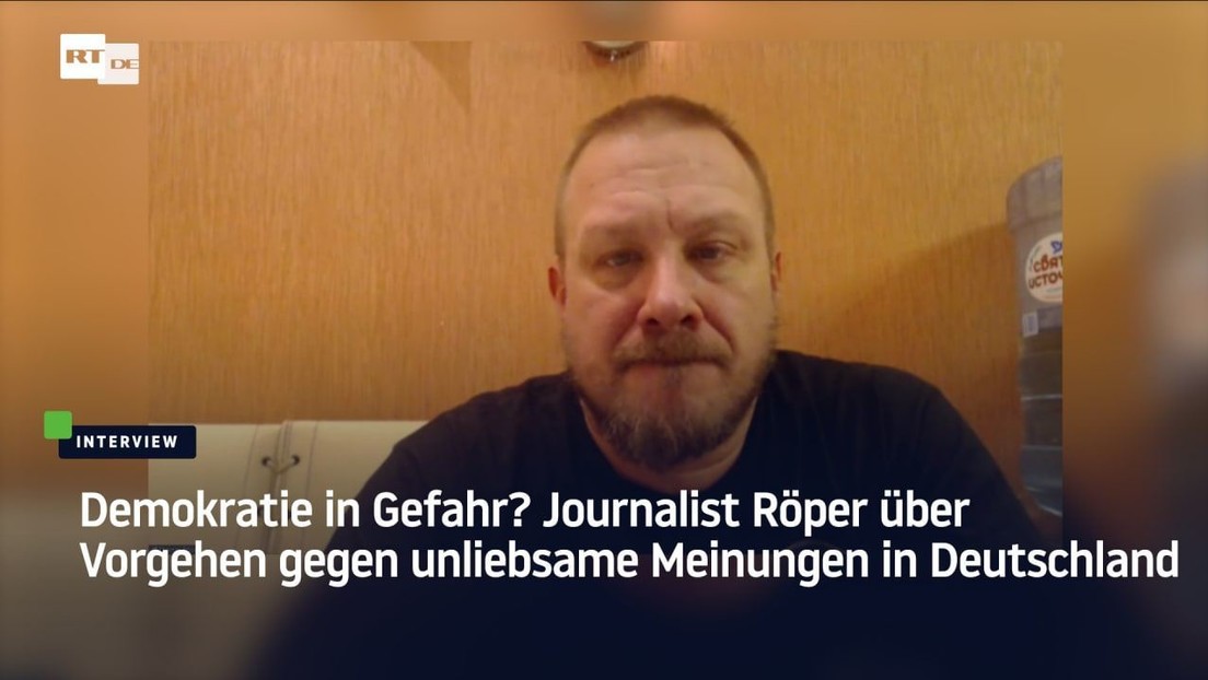 Demokratie in Gefahr? Journalist Röper über Vorgehen gegen unliebsame Meinungen in Deutschland