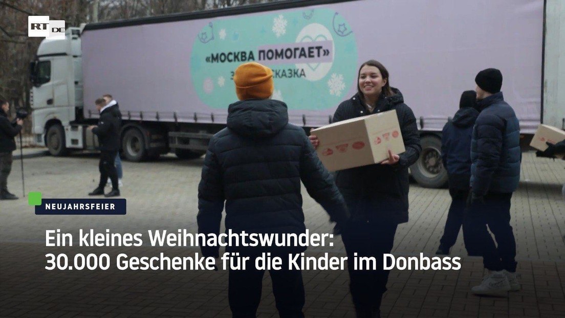 Ein kleines Weihnachtswunder: 30.000 Geschenke für die Kinder im Donbass