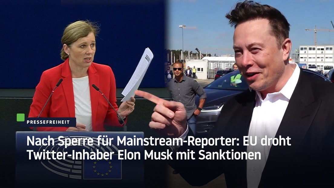 Nach Sperre für Mainstream-Reporter: EU droht Twitter-Inhaber Elon Musk mit Sanktionen