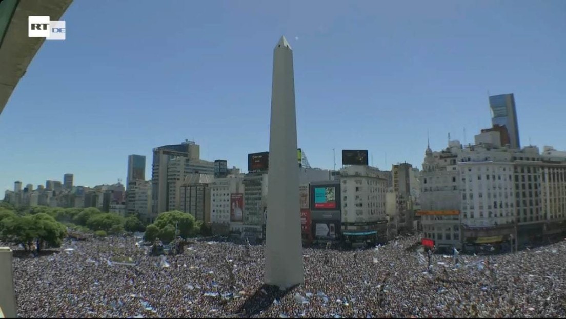 LIVE aus Buenos Aires: Fußballfans feiern Weltmeistertitel der argentinischen Nationalmannschaft