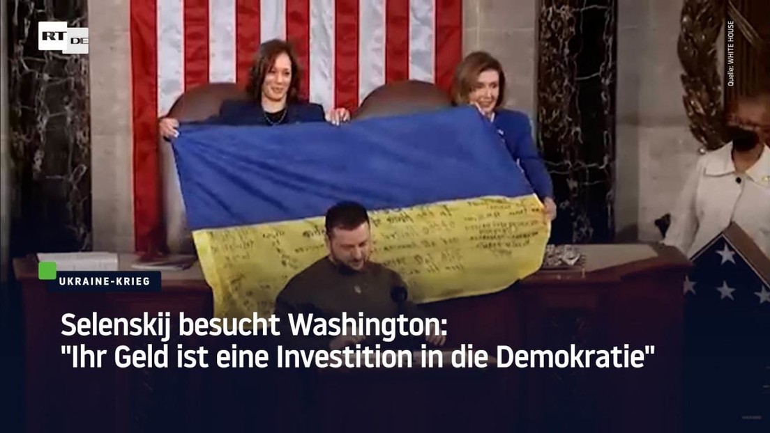 Selenskij besucht Washington: "Ihr Geld ist eine Investition in die Demokratie"