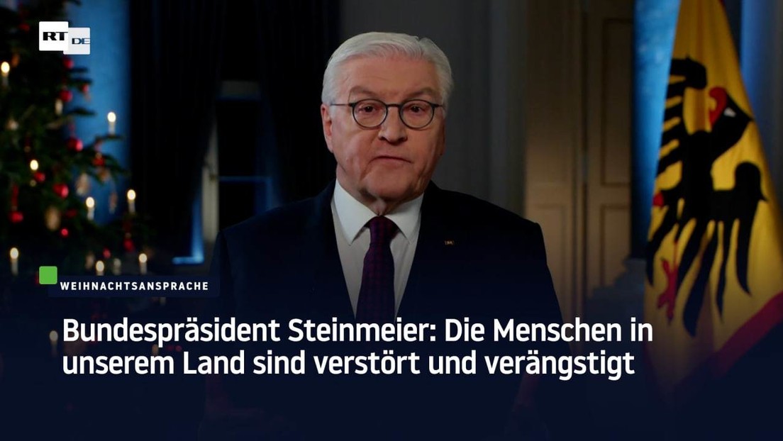 Ansprache von Bundespräsident Steinmeier: Die Menschen in unserem Land sind verstört und verängstigt