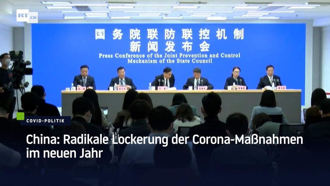 China: Radikale Lockerung der Corona-Maßnahmen im neuen Jahr