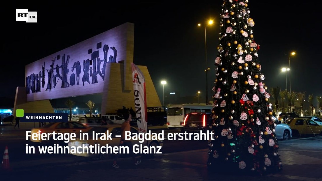 Feiertage in Irak – Bagdad erstrahlt in weihnachtlichem Glanz