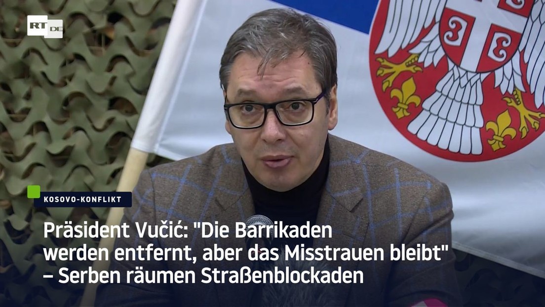 Präsident Vučić: "Die Barrikaden werden entfernt, aber das Misstrauen bleibt"