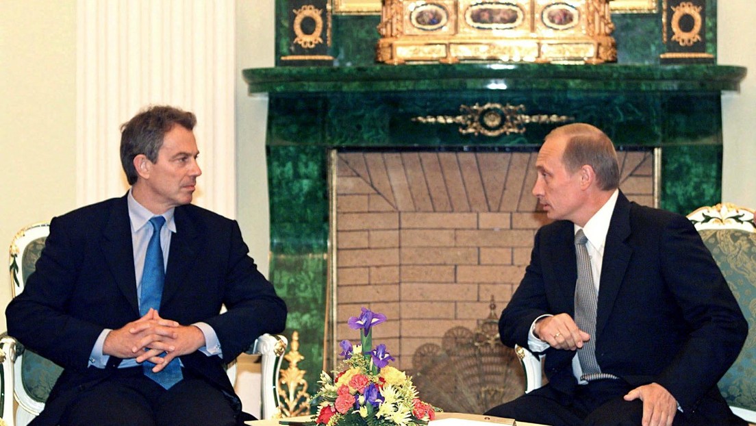 Vergangene Zeiten: Als der britische Premier Tony Blair Präsident Putin in den Westen holen wollte