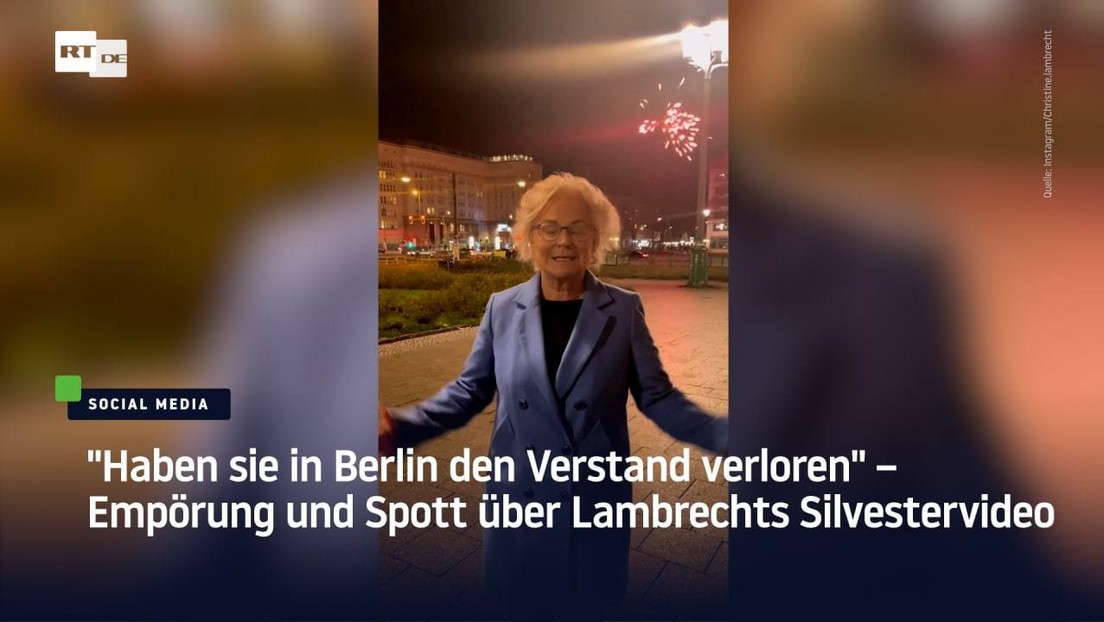 "Haben sie in Berlin den Verstand verloren" – Empörung und Spott über Lambrechts Silvestervideo