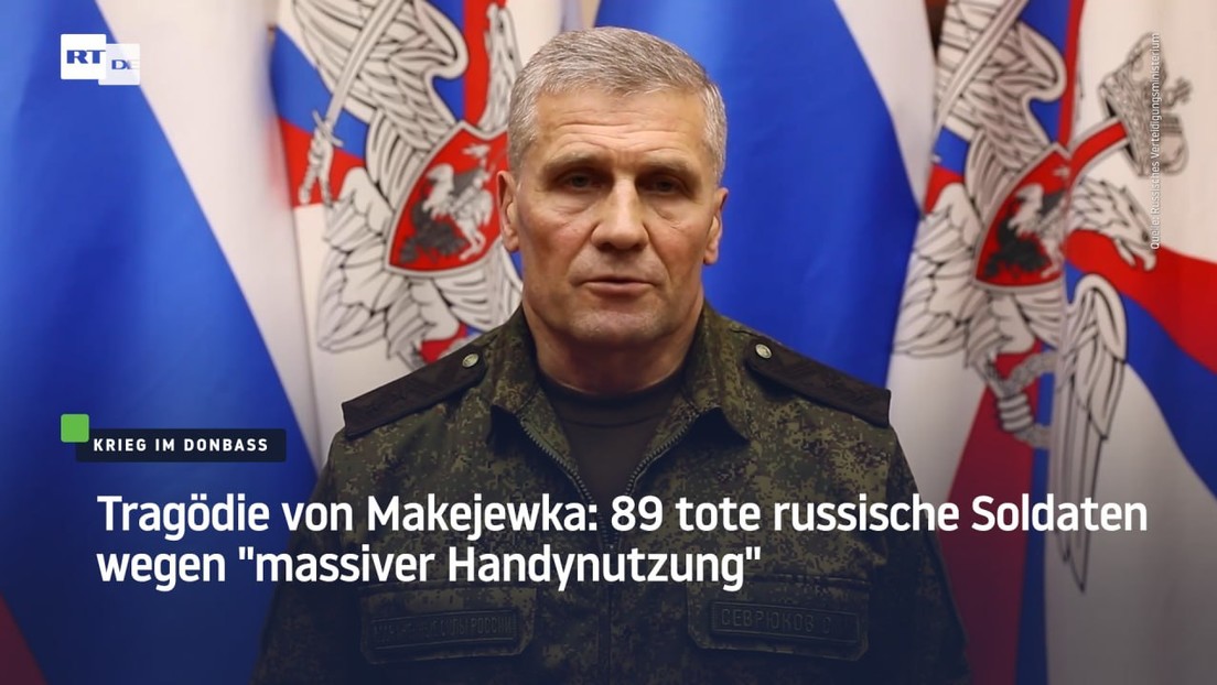 Tragödie von Makejewka: 89 tote russische Soldaten wegen "massiver Handynutzung"