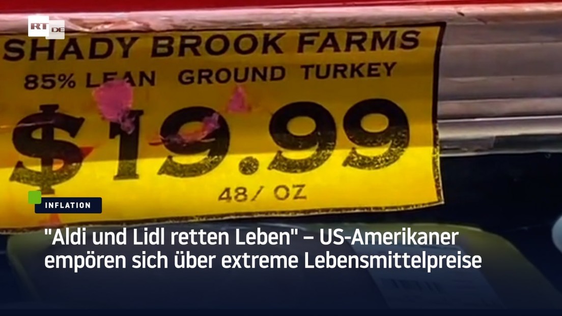 "Aldi und Lidl retten Leben" – US-Amerikaner empören sich über extreme Lebensmittelpreise