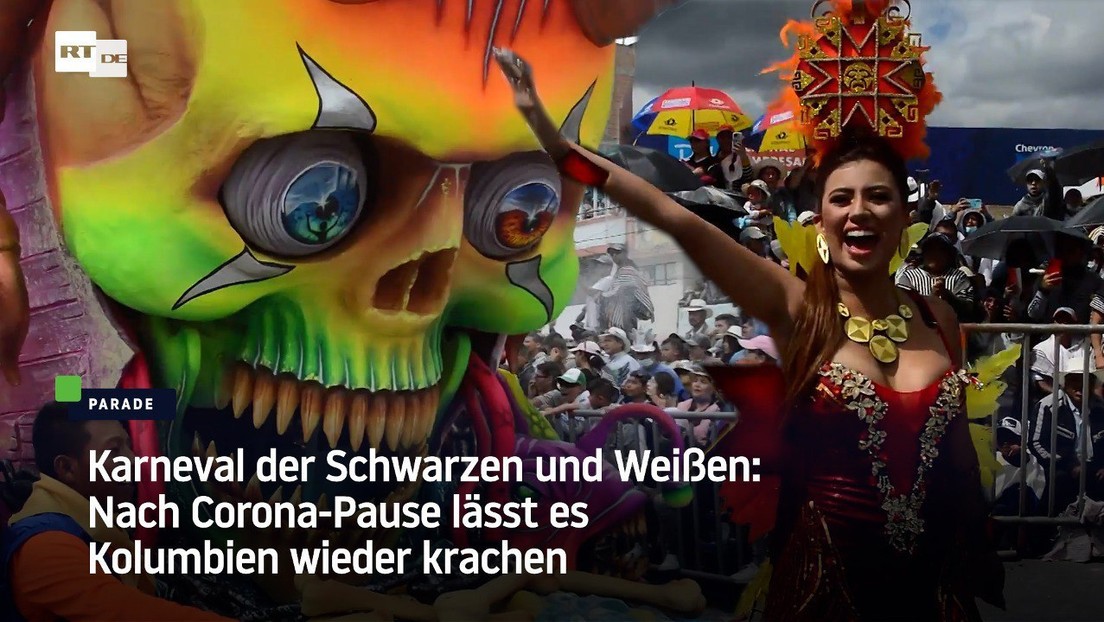 Karneval der Schwarzen und Weißen: Nach Corona-Pause lässt es Kolumbien wieder krachen