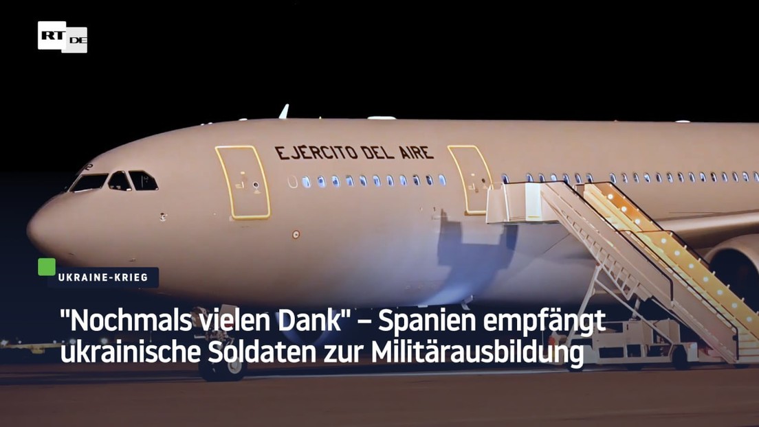 "Nochmals vielen Dank" – Spanien empfängt ukrainische Soldaten zur Militärausbildung