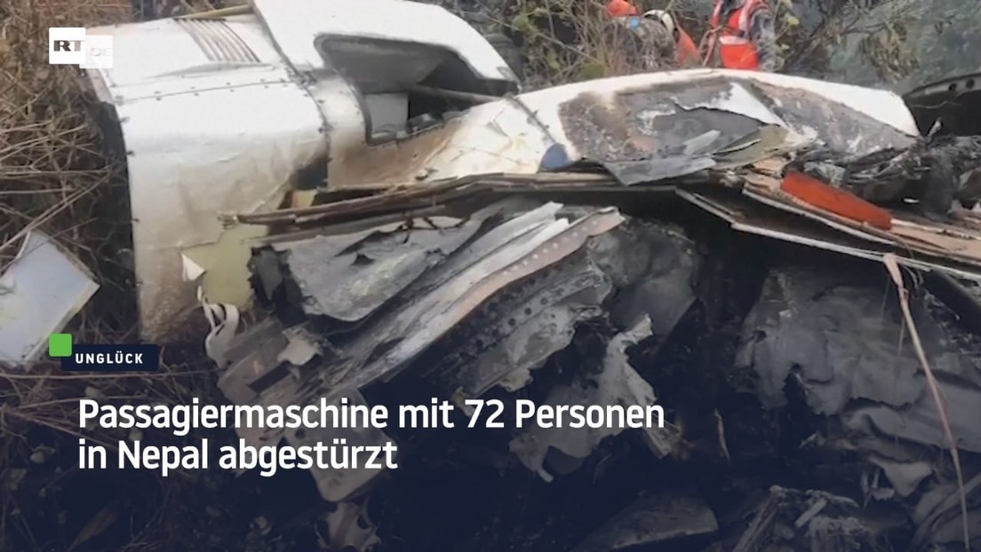 Passagiermaschine mit 72 Personen in Nepal abgestürzt