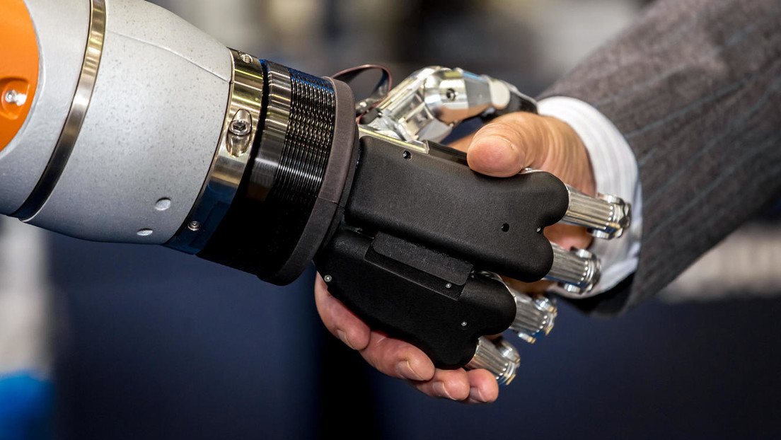 Robot Hand Shaking