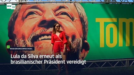 Lula da Silva erneut als brasilianischer Präsident vereidigt