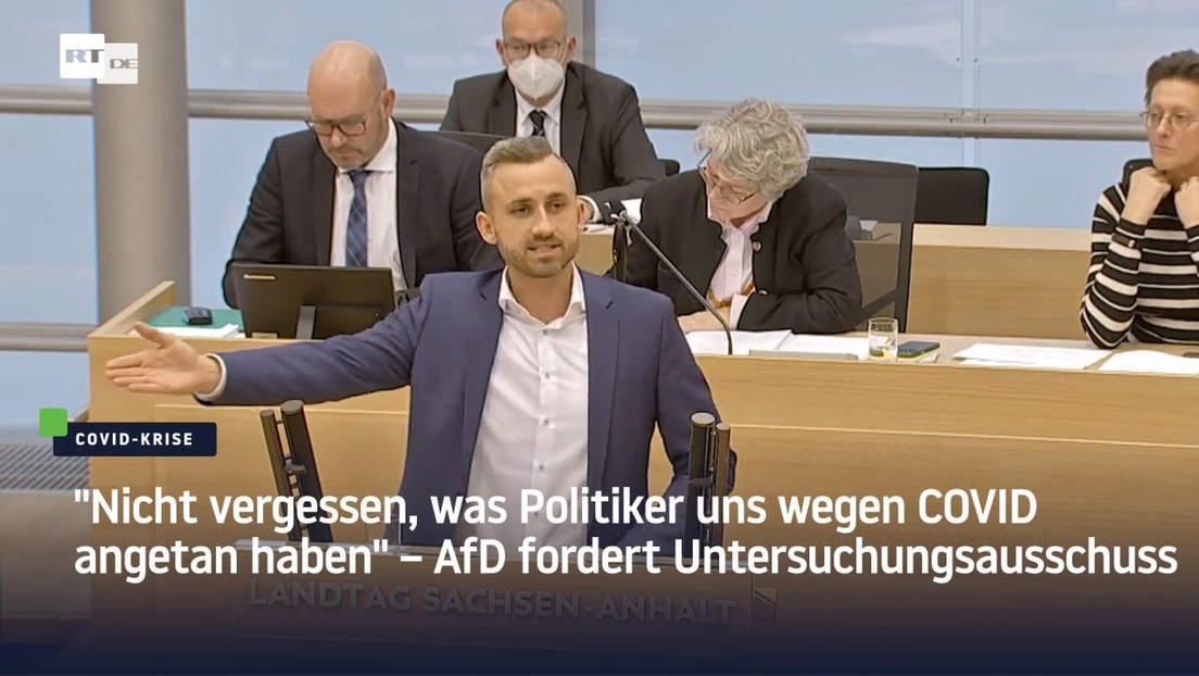 "Nicht vergessen, was Politiker uns wegen COVID angetan haben" – AfD fordert Untersuchungsausschuss