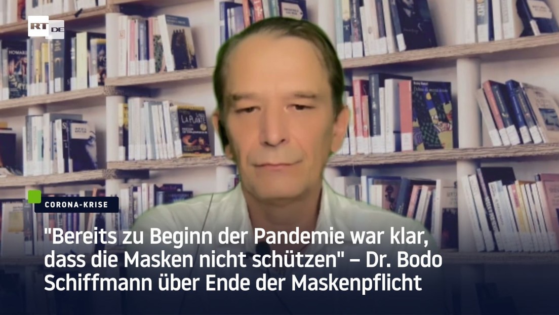 Dr. Bodo Schiffmann: "Bereits zu Beginn der Pandemie war klar, dass die Masken nicht schützen"