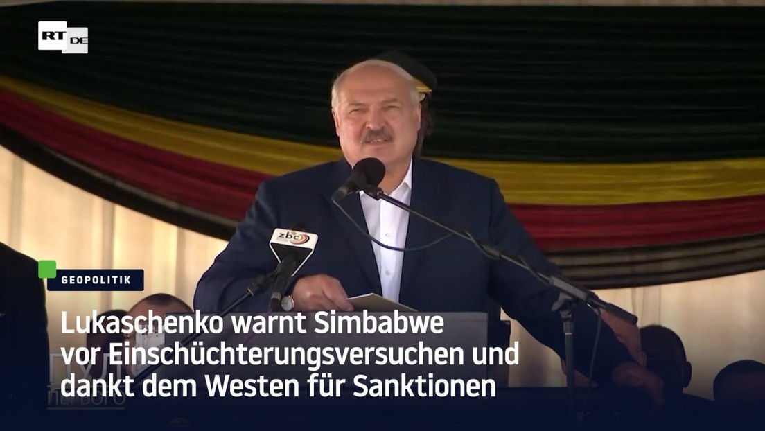 Lukaschenko warnt Simbabwe vor westlichen Einschüchterungsversuchen